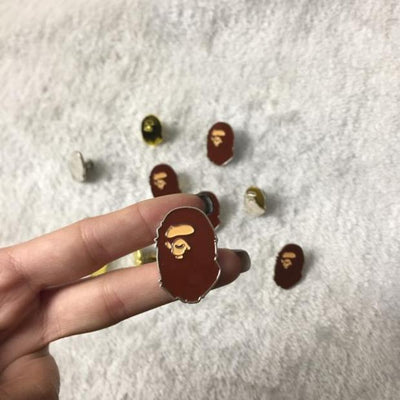 BAPE Monkey Brooch Pin - Decorative Badge